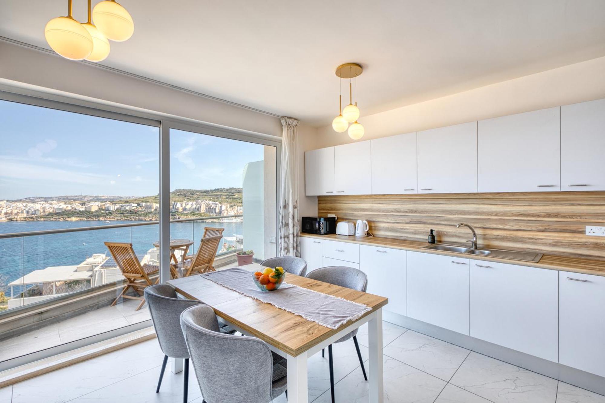 Blu Mar Sea View Apartments St. Paul's Bay Esterno foto