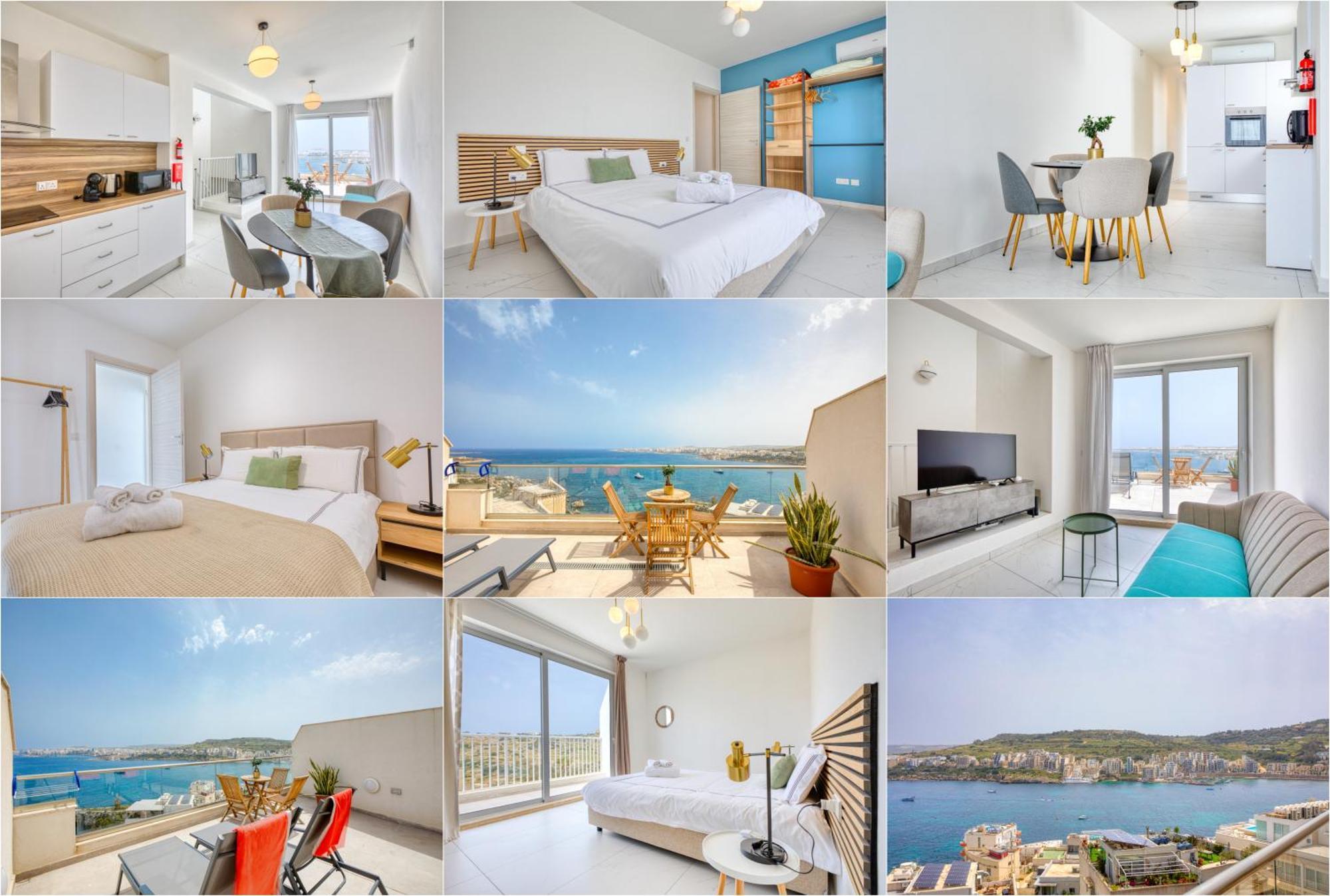 Blu Mar Sea View Apartments St. Paul's Bay Esterno foto