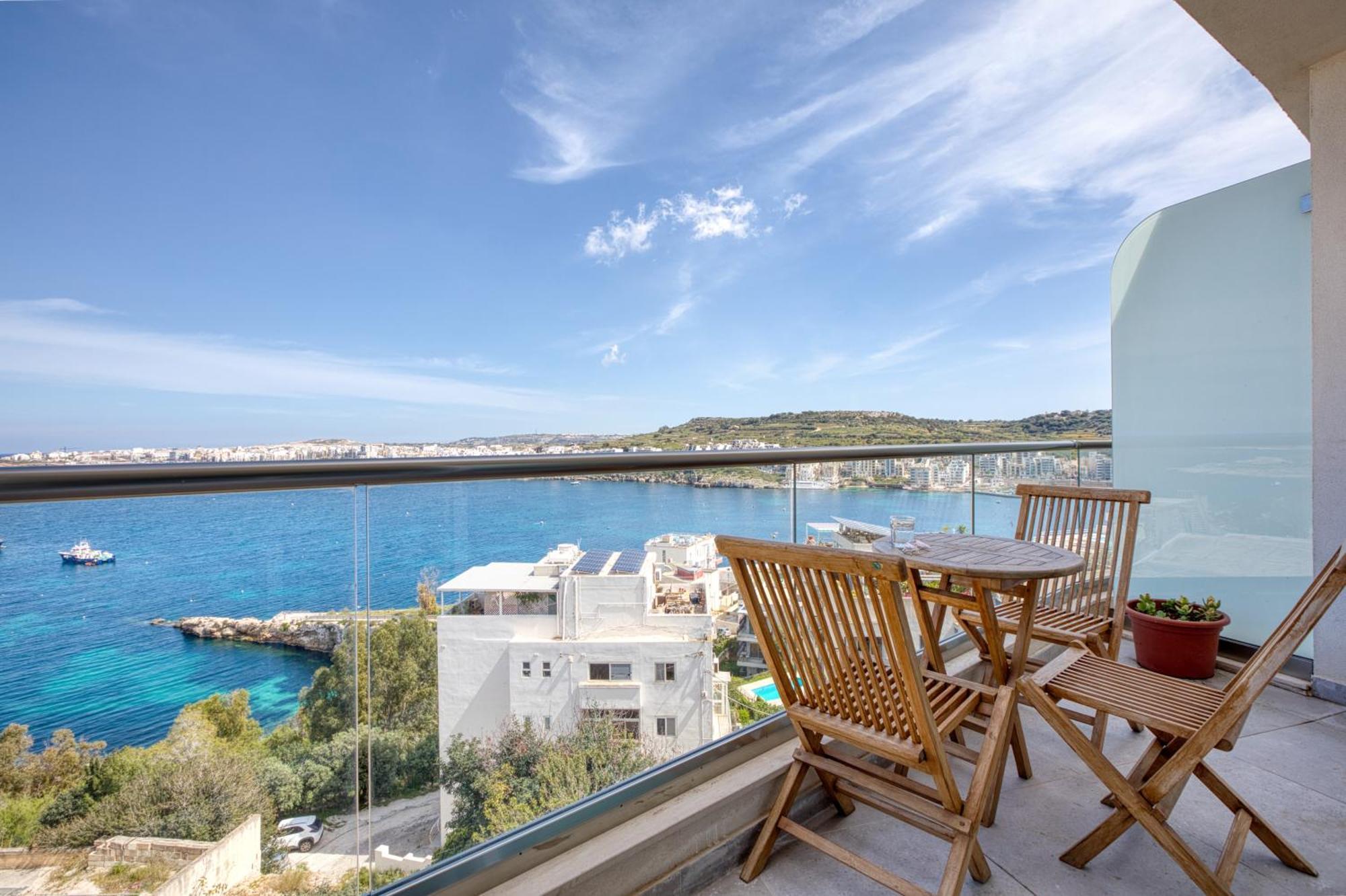 Blu Mar Sea View Apartments St. Paul's Bay Esterno foto